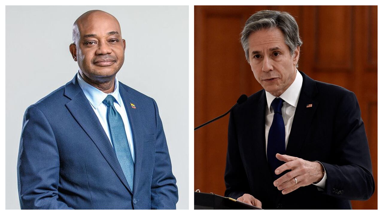 Luis Gilberto Murillo y Antony Blinken.