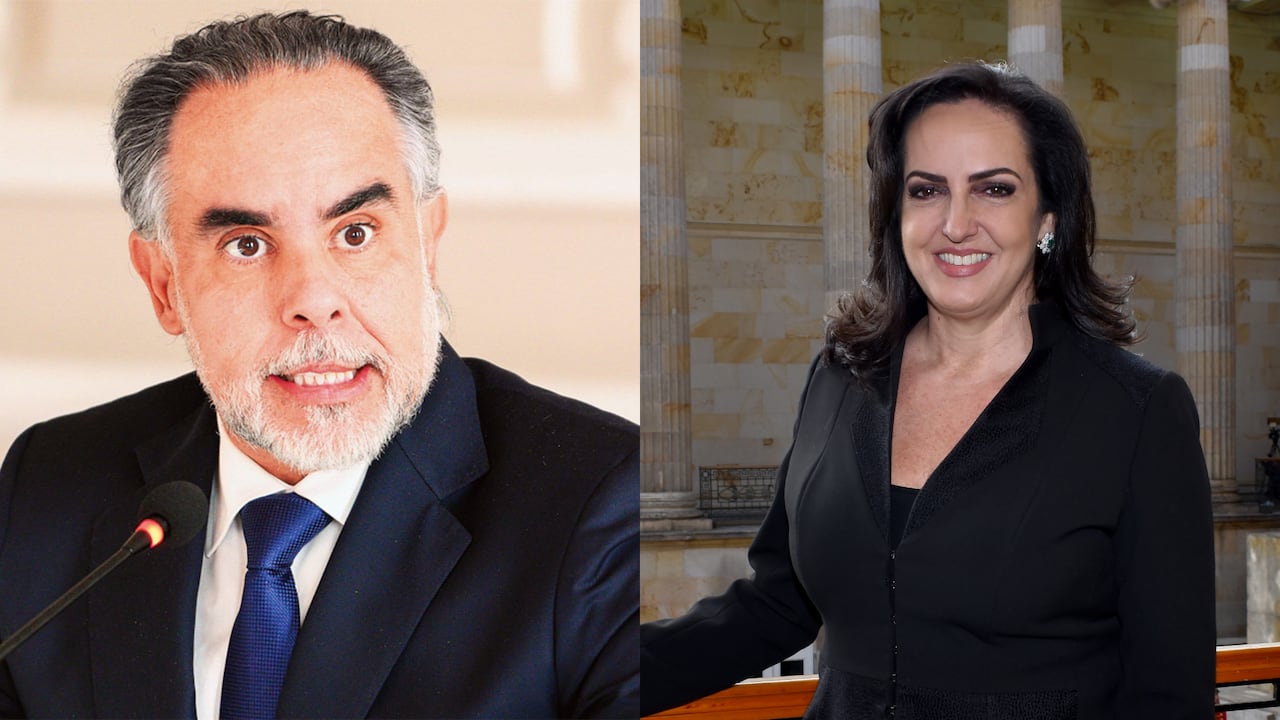 Armando Benedetti y María Fernanda Cabal.