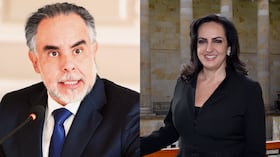 Armando Benedetti y María Fernanda Cabal.