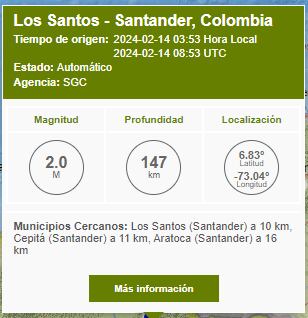 En Colombia, hay regiones donde es más común la actividad sísmica.