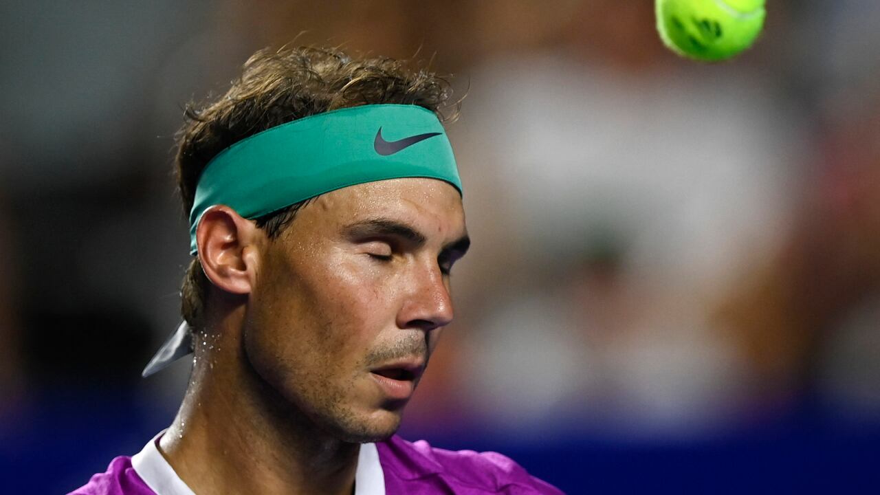 Nadal se encuentra por estos días en México participando en el Abierto de Acapulco