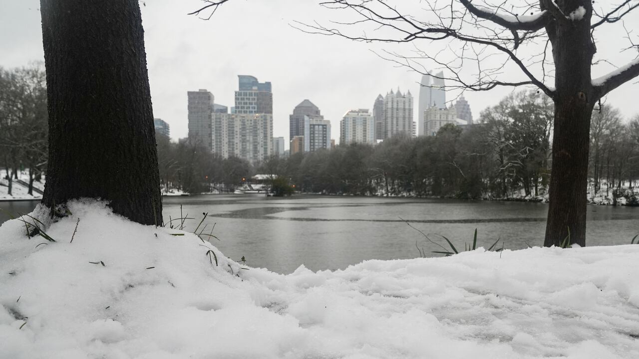 La tormenta se pronosticó para todo el fin de semana.