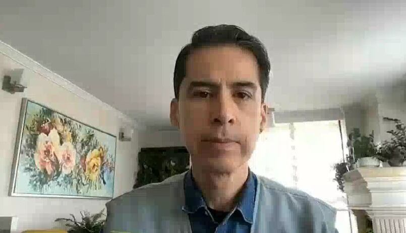 John Makario Londoño, director técnico de geoamenazas del Servicio Geológico Colombiano sobre la actividad del volcán Nevado del Ruiz