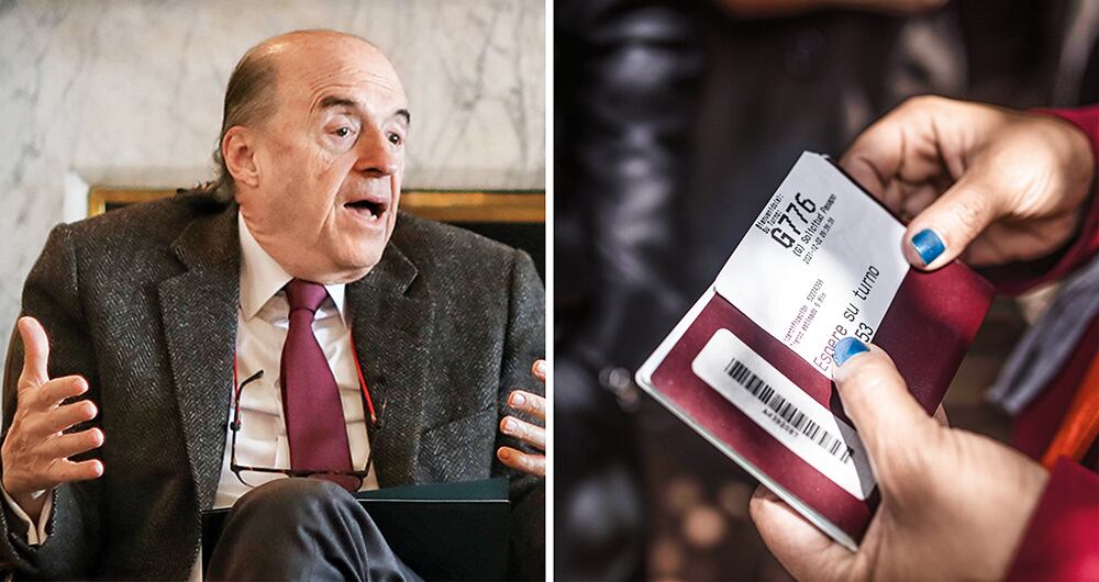     El ministro de Relaciones Exteriores, Álvaro Leyva, pidió al fiscal Francisco Barbosa que revise el proceso para que haya mayor transparencia. 