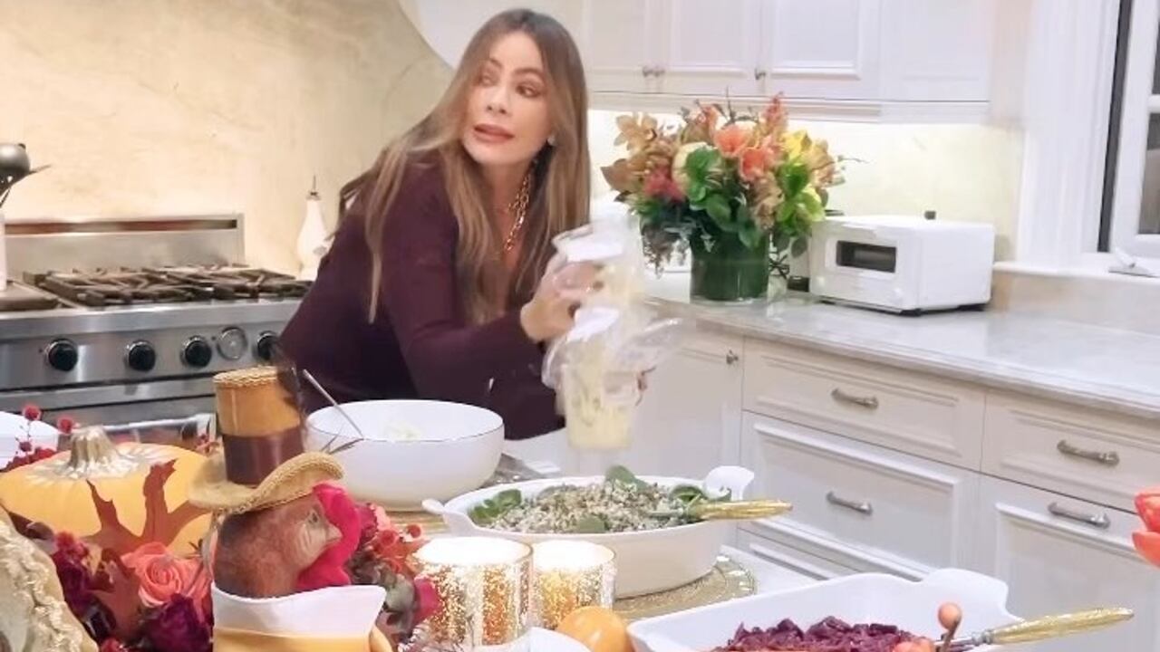 La colombiana engaña a todos con su increíble puesta en escena. Foto: Instagram @sofiavergara.