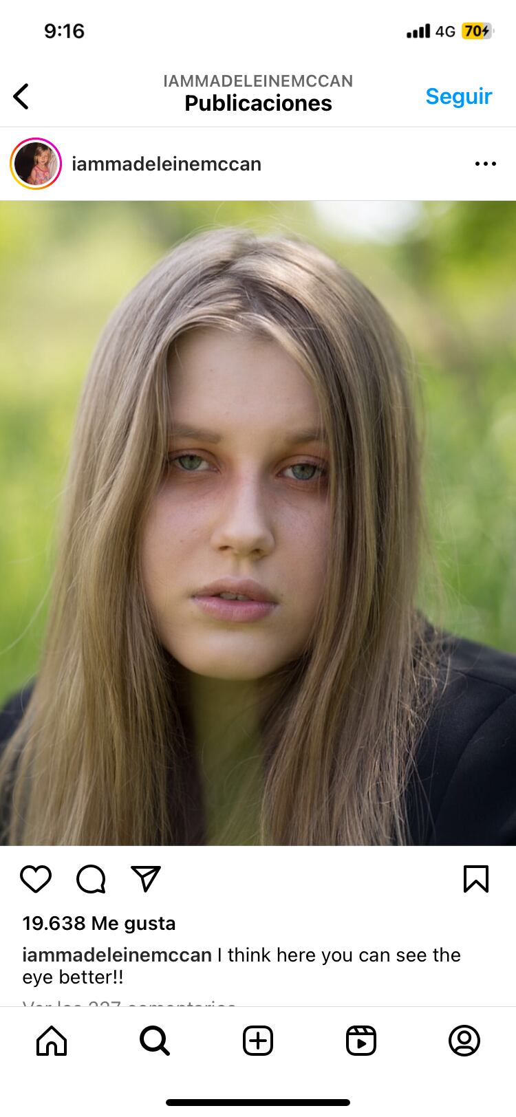 Instagram @iammadeleinemccan