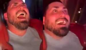 El curioso momento se vio en video. Foto: Instagram