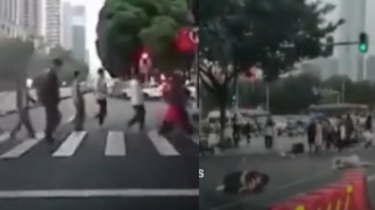 Accidente en China