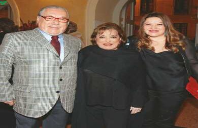 Adán Martínez, Gloria Zea y Liliana Fuentes. 