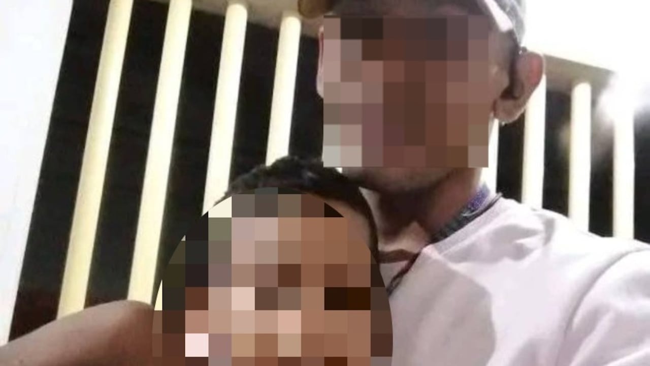 Esta es la imagen que fue compartida por la pareja de Mateo junto al mensaje.