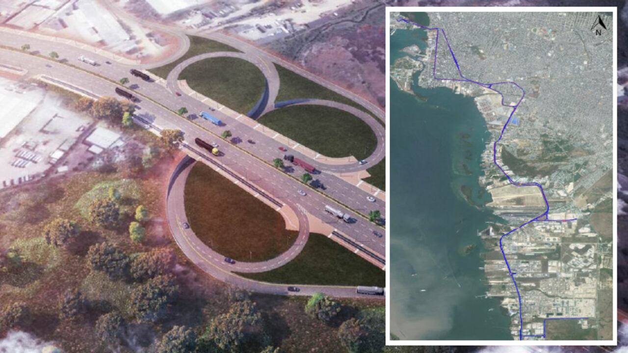 Las APP-IP Autopistas del Caribe (izquierda) y Autopista Industrial de Cartagena (derecha) mejorarán el tráfico entre Barranquilla y La Heróica y el acceso a los puertos de la región.