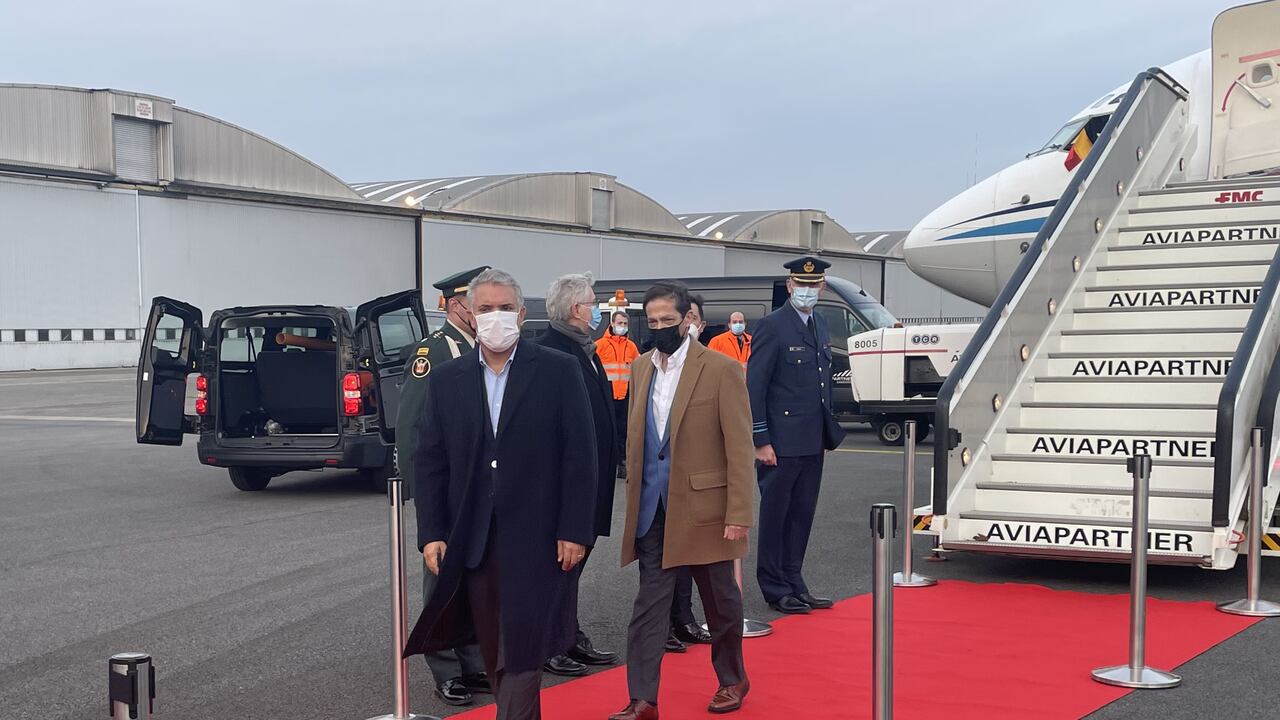 El presidente Iván Duque llegó a Bélgica en donde sostendrá reuniones de alto nivel con el Parlamento Europeo y la Otan.