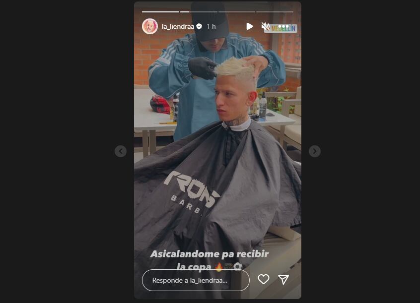 La Liendra mostró cómo se prepara para su torneo