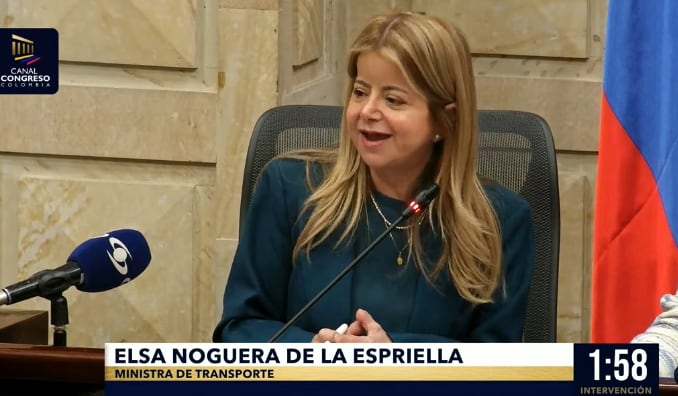 Elsa Noguera, ministra de Transporte