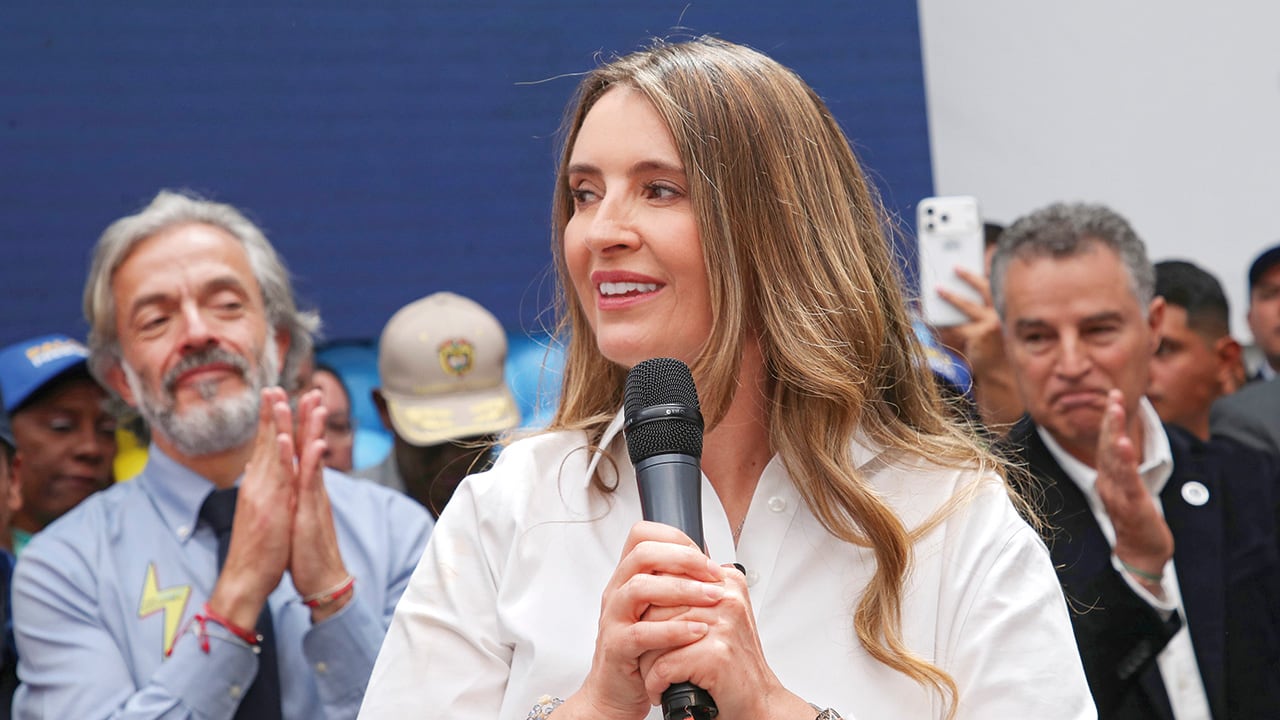 La candidata del Centro Democrático llega a las urnas en medio de un cambio de estrategia.