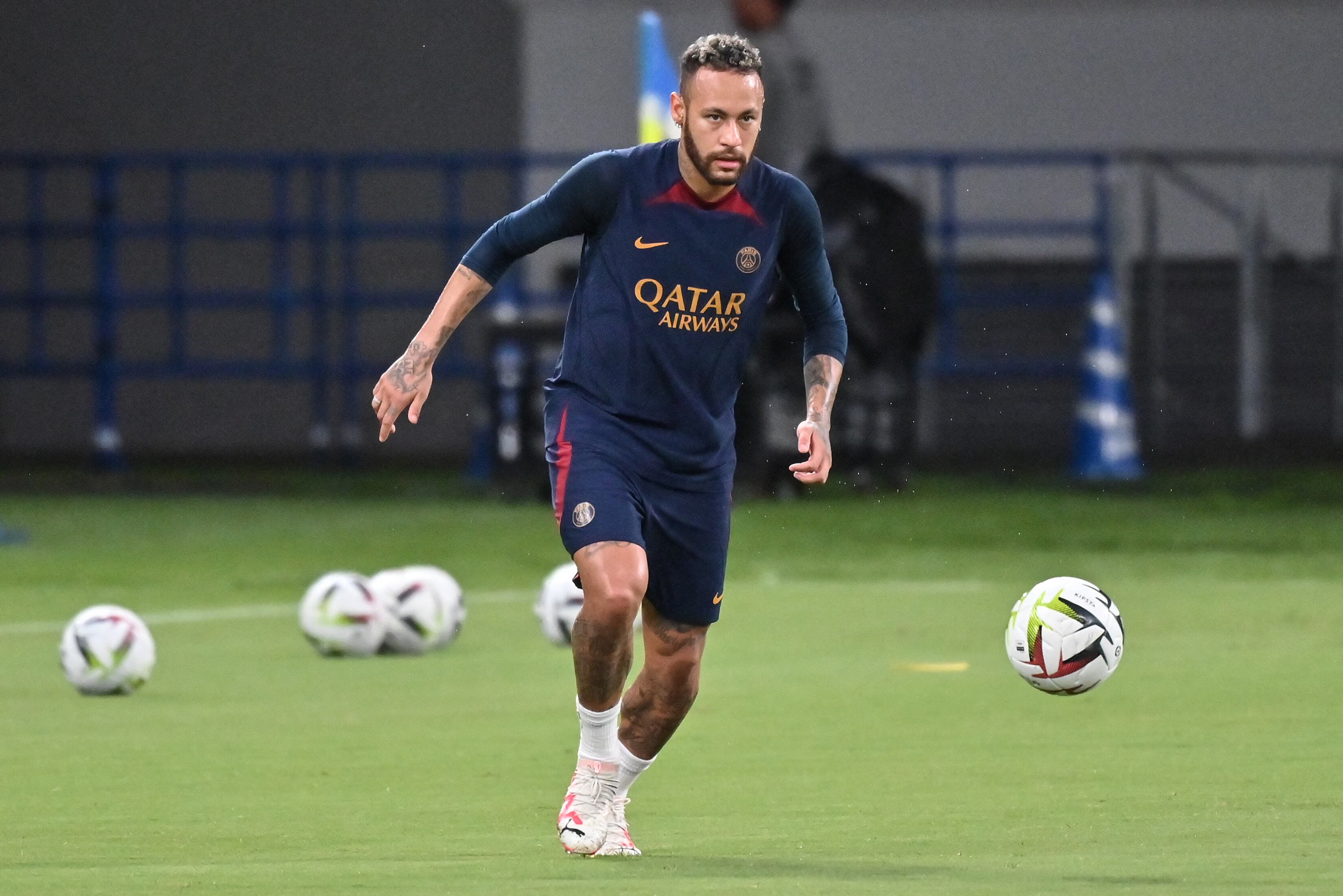 Neymar no ha podido jugar en la pretemporada.