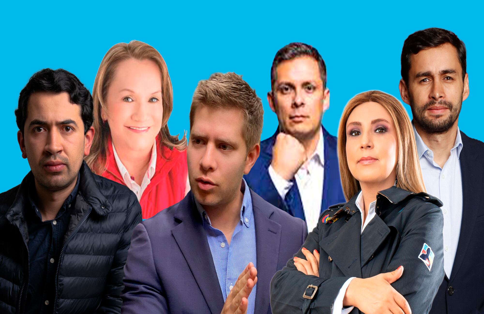 Daniel Briceño, José Jaime Ucategui, Nelly Patricia Mosquera, David Gerardo Cote, Luz Marina Gordillo y Josias Fiesco