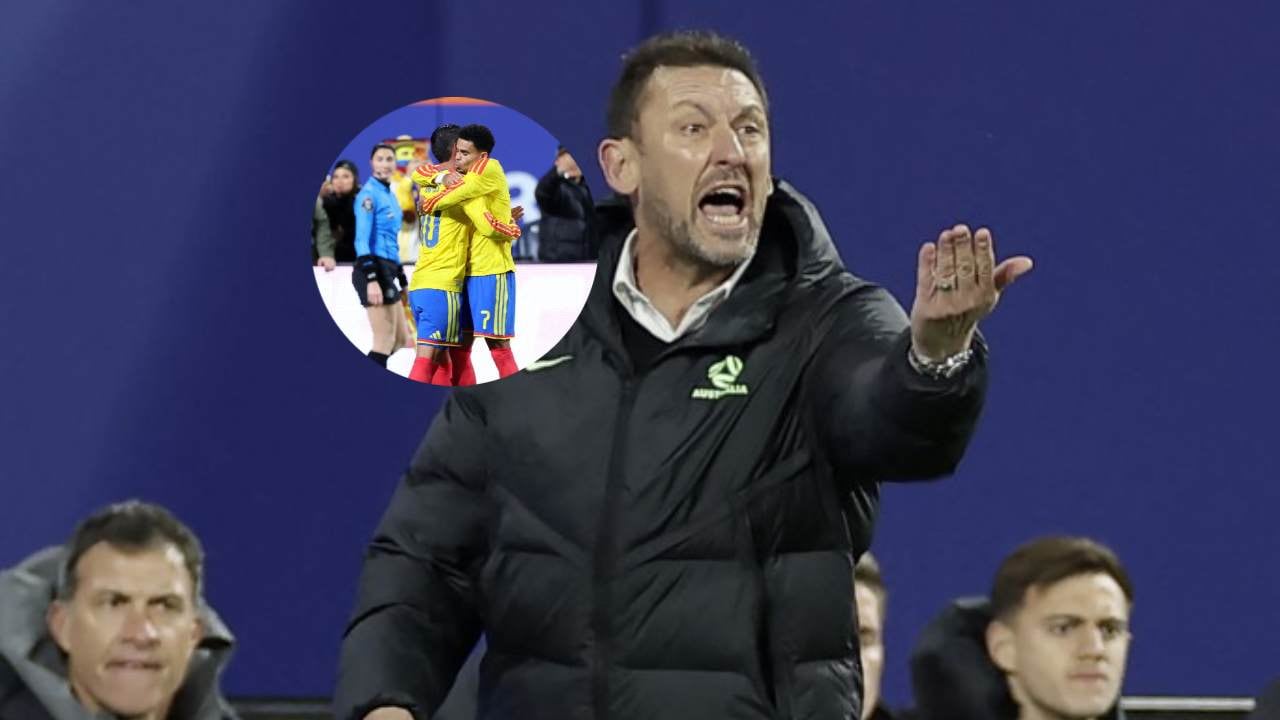 Tony Popovic durante el partido contra Colombia en Nueva York.