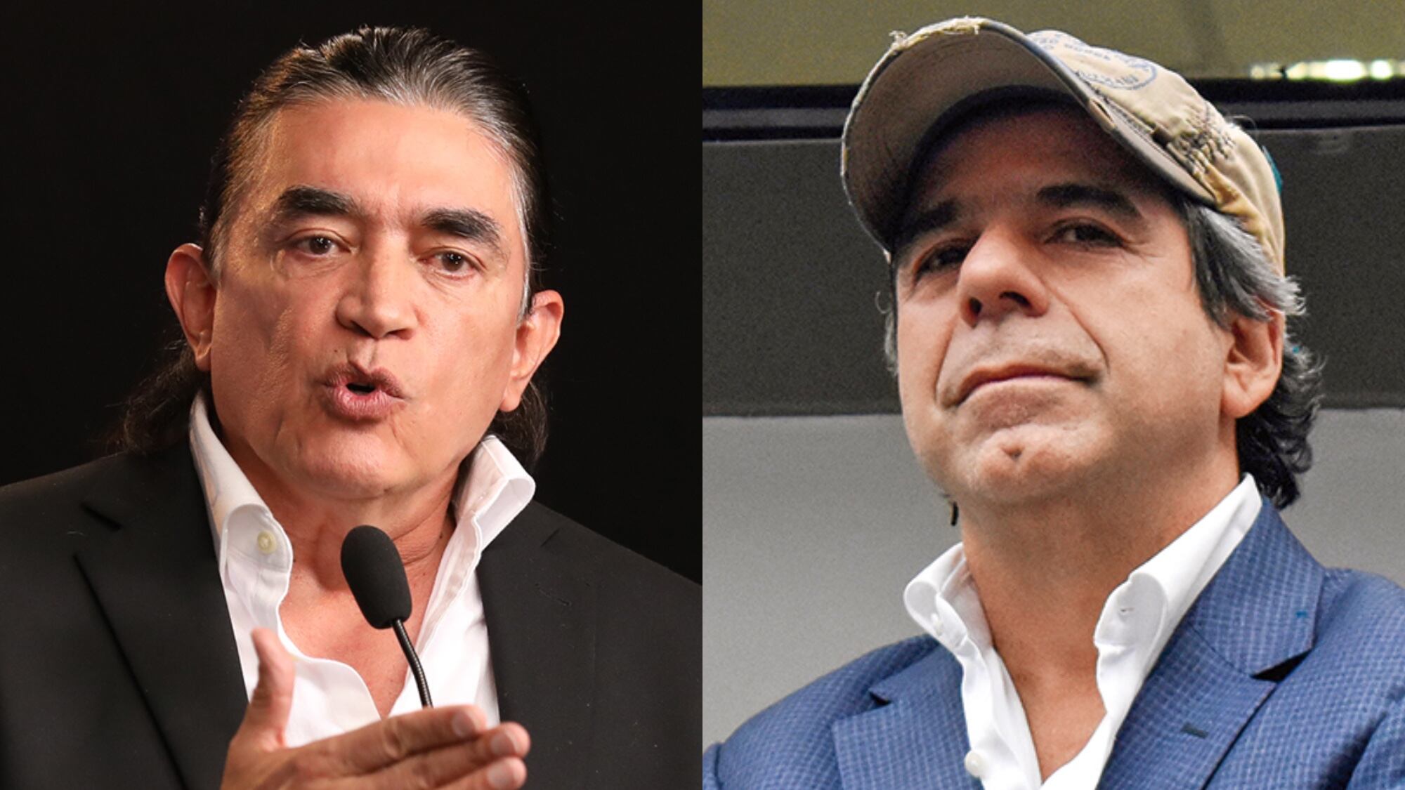 Gustavo Bolívar y Alejandro Char.