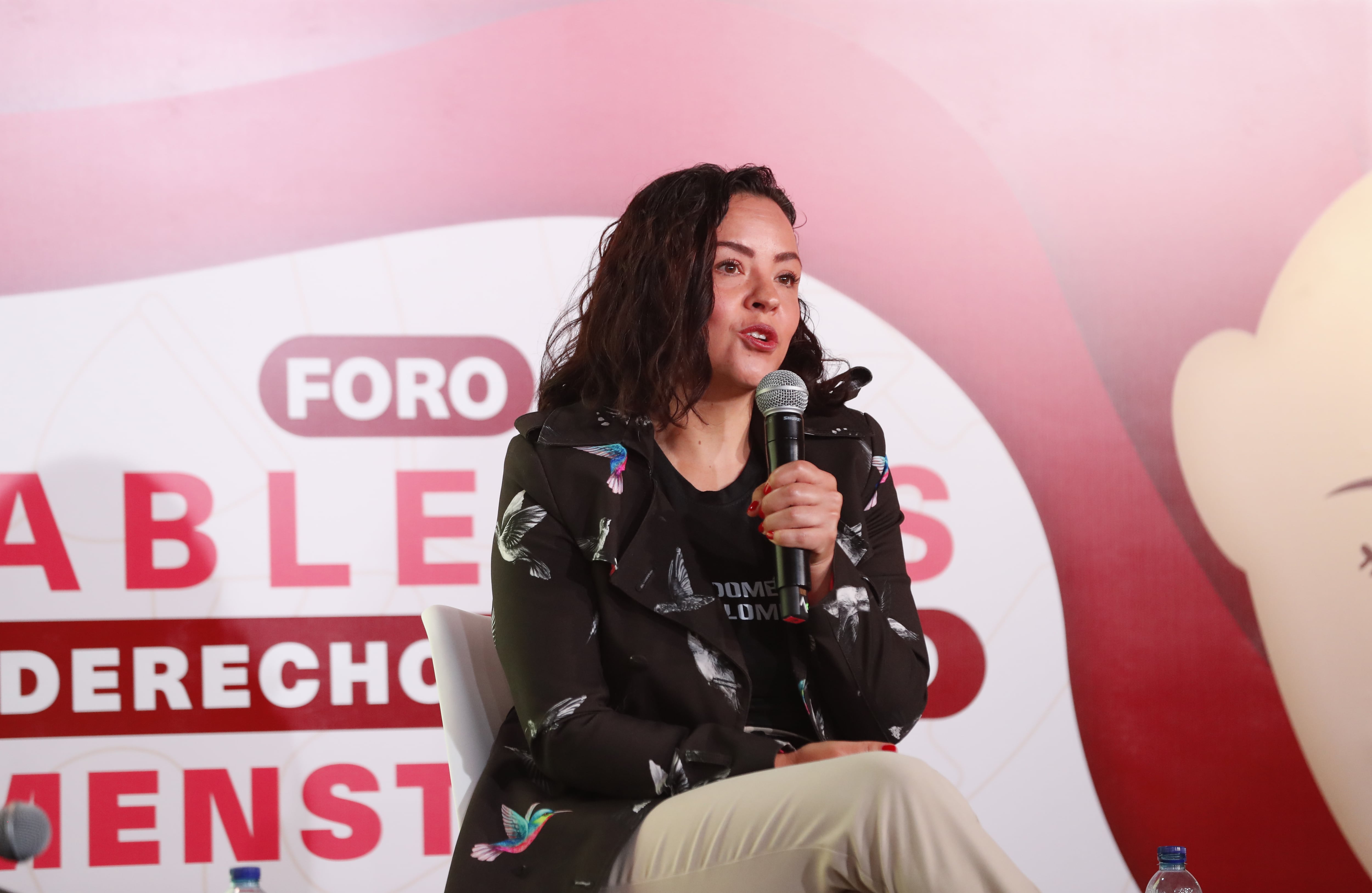 Paola Urueña, abogada y miembro del Observatorio de Género y Diversidades de la Universidad del  Rosario mencionó los efectos positivos de asegurar la salud menstrual en el trabajo. “Si yo estoy segura y me valoran como mujer y no como trabajadora, voy a hacerlo mejor”.