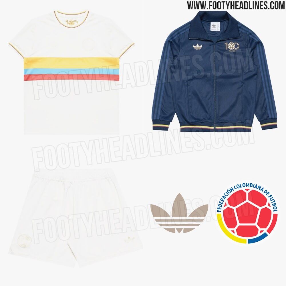 Camiseta y chaqueta de la Selección Colombia para celebrar el centenario