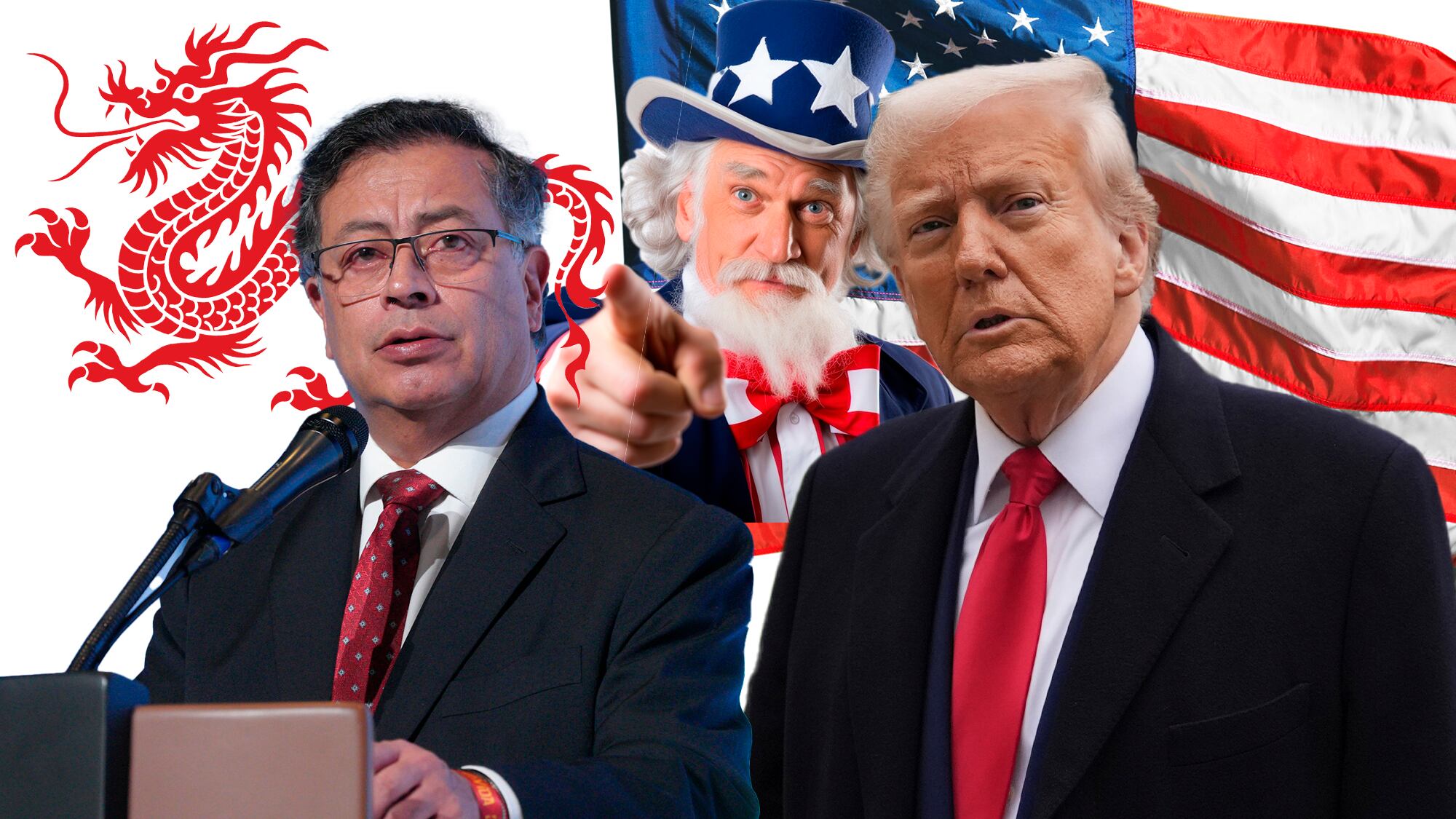Donald Trump Gustavo Petro