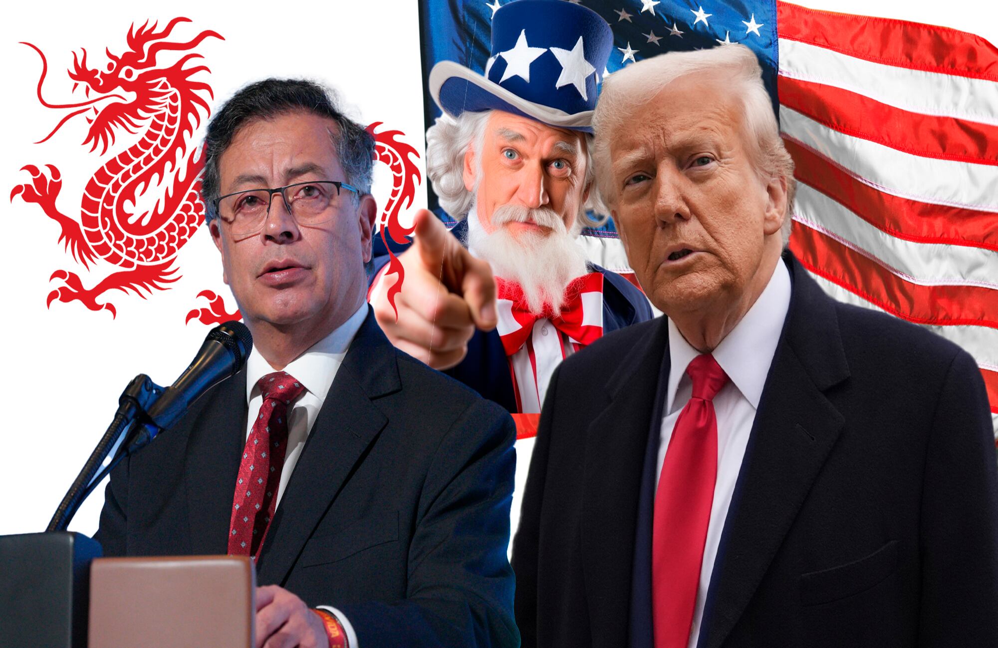 Donald Trump Gustavo Petro