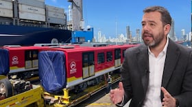 Alcalde Galán hizo oficial la llegada de el noveno tren del Metro a Colombia.