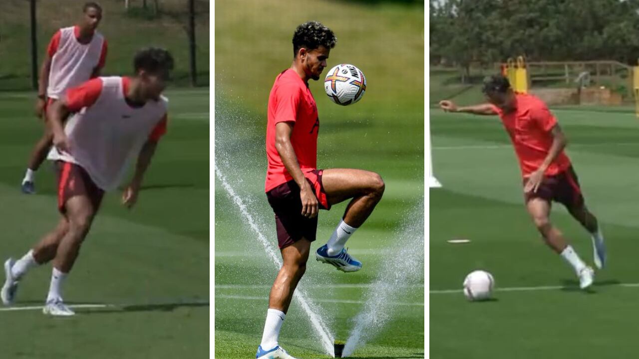 Luis Díaz continua preparando su temporada 2022/2023 con el Liverpool