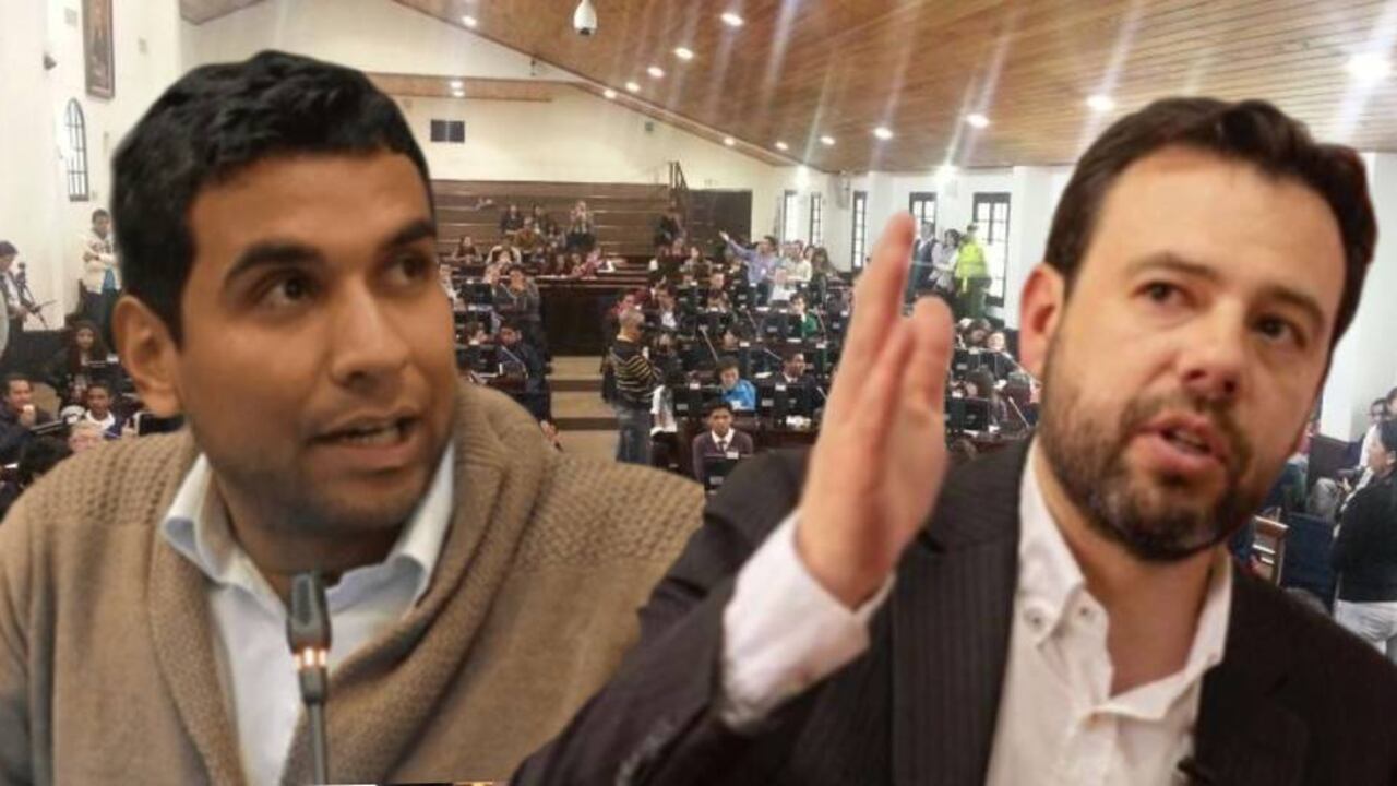 David Racero y Carlos Fernando Galán.