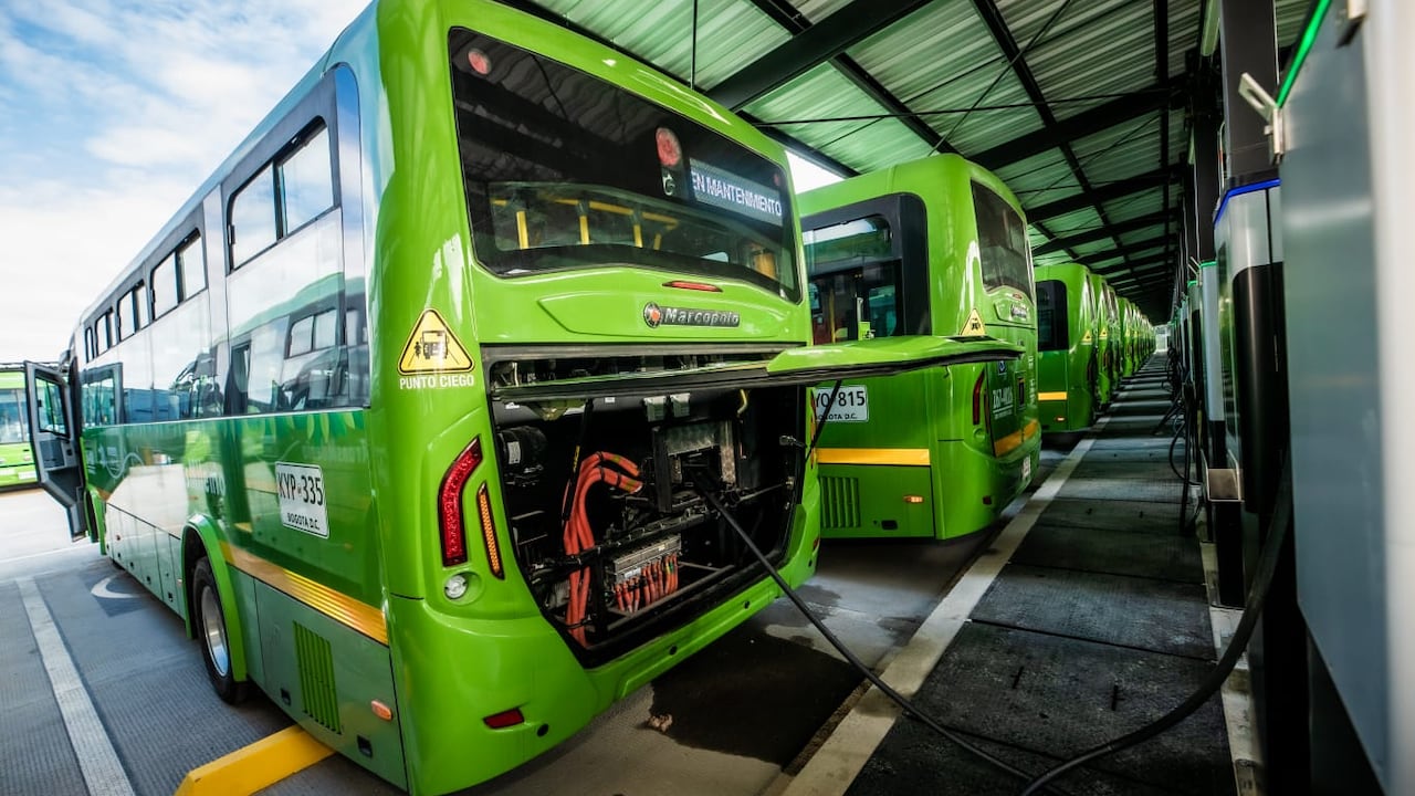 El patio taller donde se cargarán los buses eléctricos es el más grande de América Latina.
