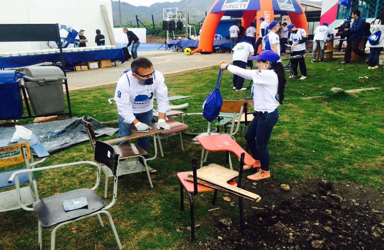 La iniciativa se movió en redes sociales como #SoyVoluntarioDIRECTVCo 