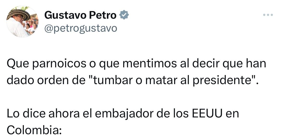 Mensaje presidente Gustavo Petro