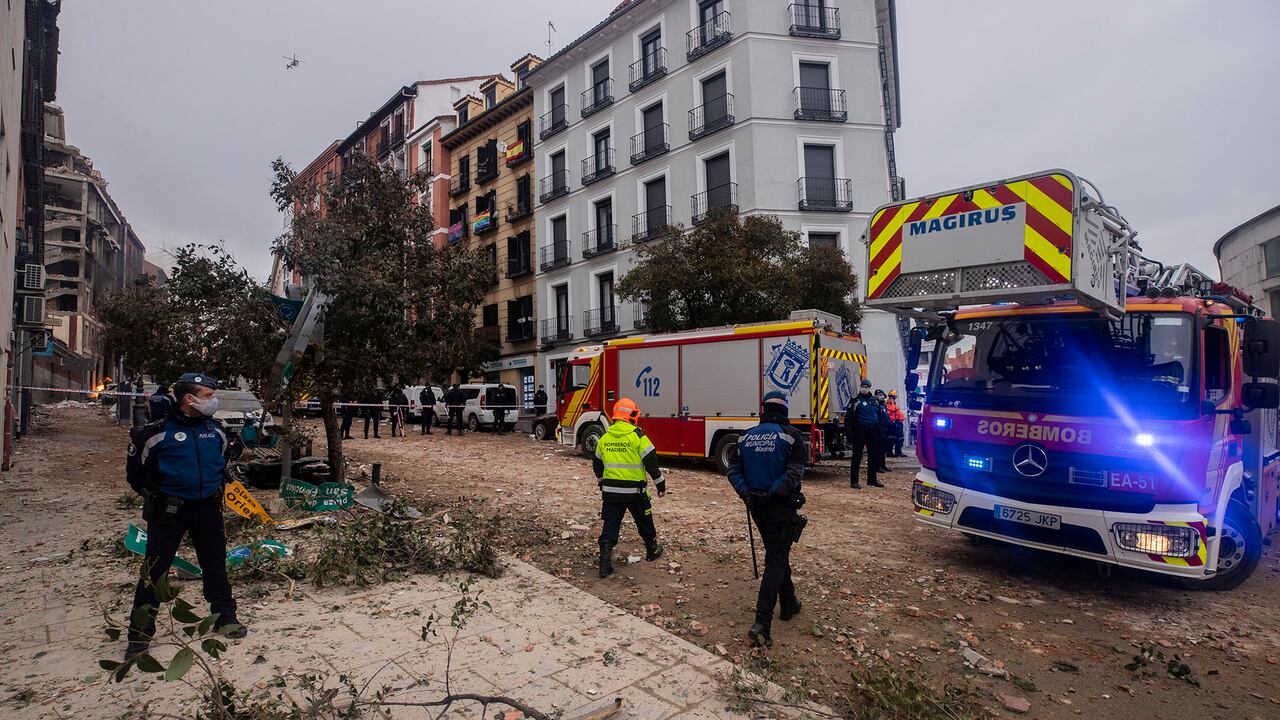 Explosión en Madrid.