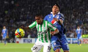 Dayro Moreno vistió las camisetas de Millonarios y Nacional, respectivamente.