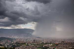 Lluvias en Medellín.