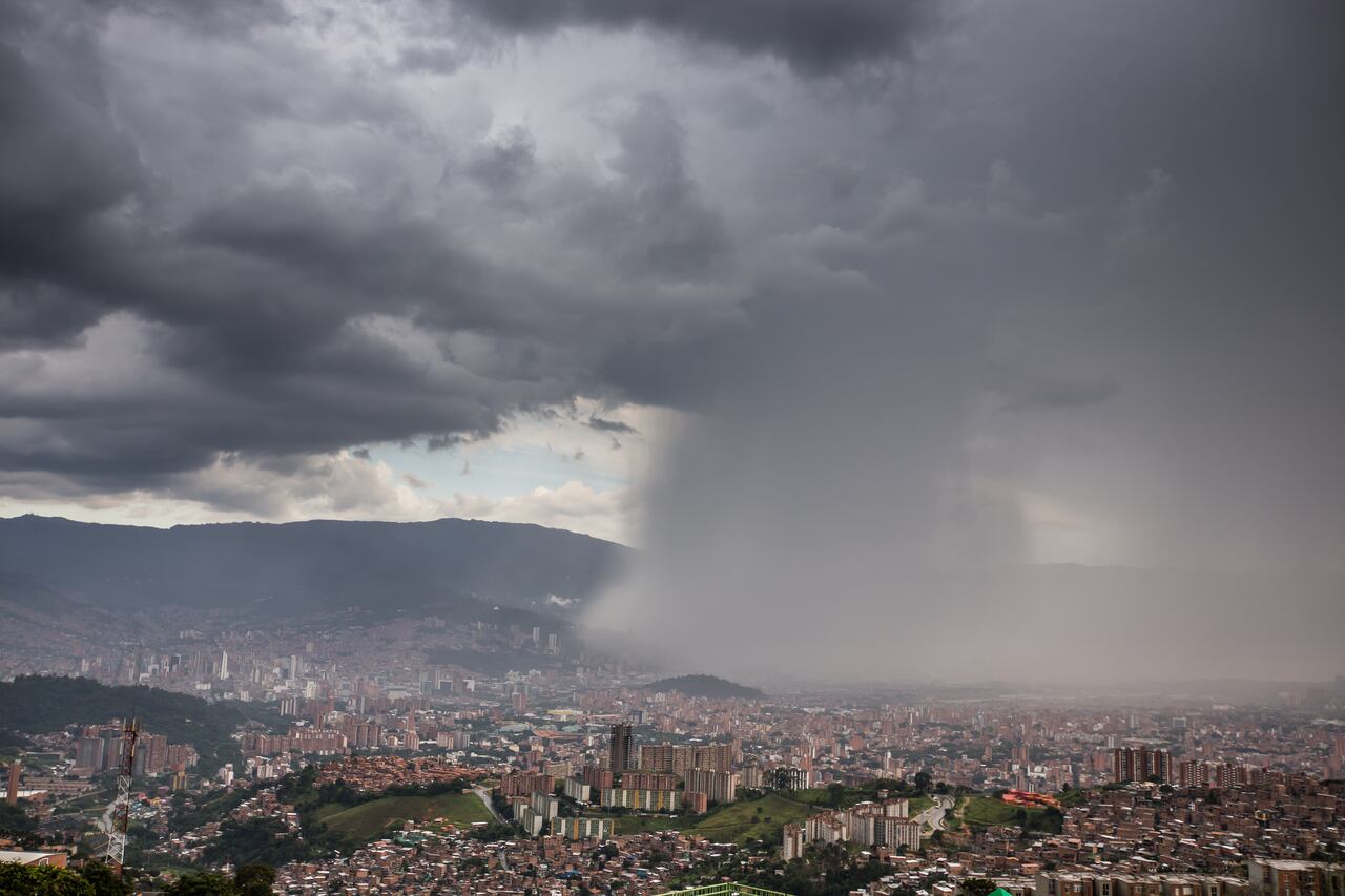 Lluvias en Medellín.