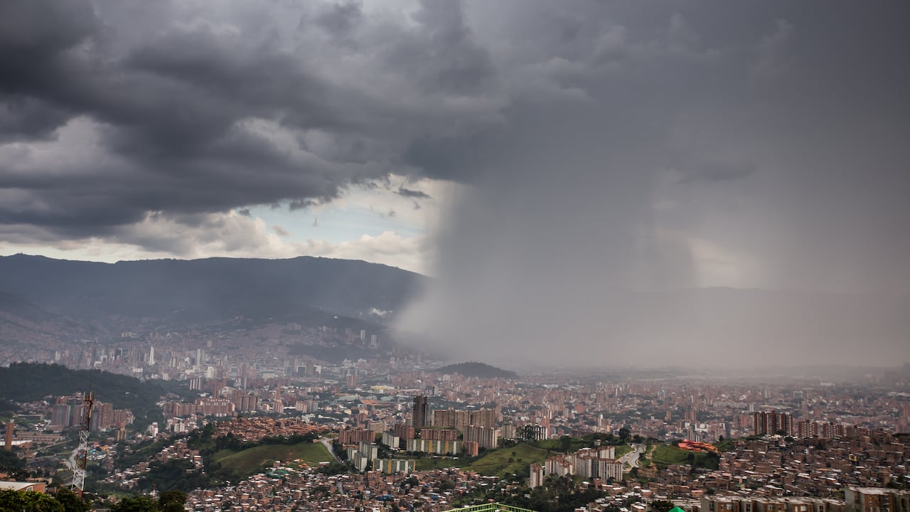 Lluvias en Medellín.