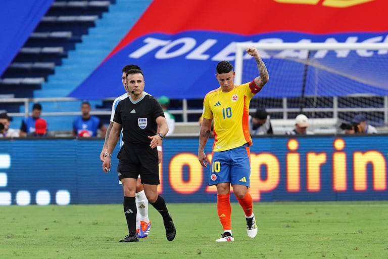 James Rodríguez, captain of the Colombian National Team
