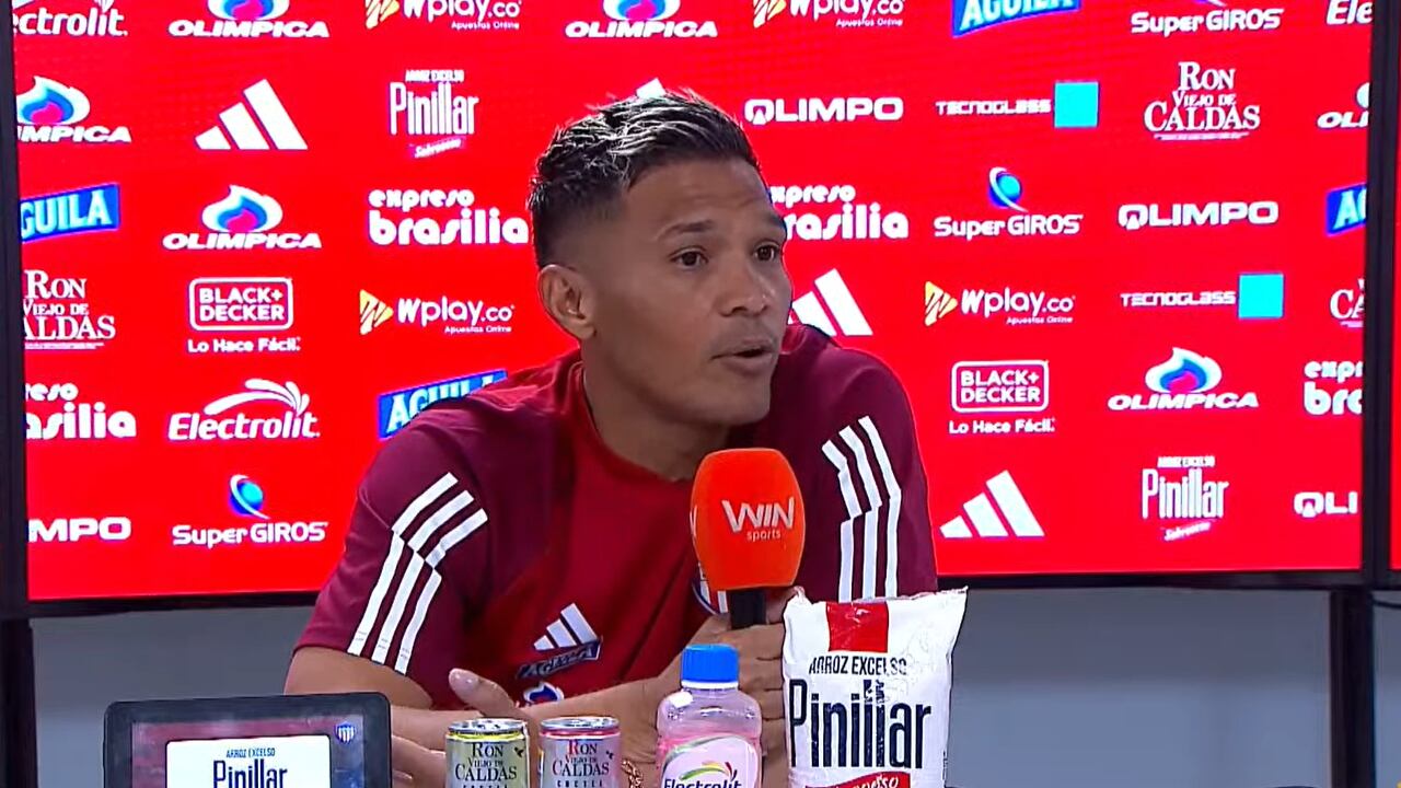 Teófilo Gutiérrez habló junto a César Farías, tras la derrota con Envigado