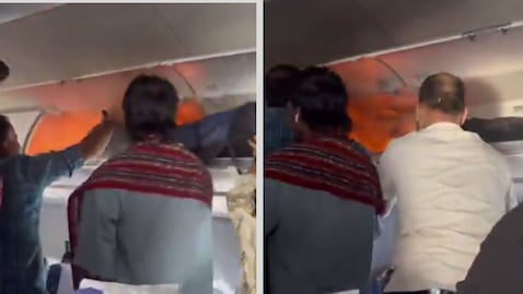 Una batería portátil ardió en un avión en India