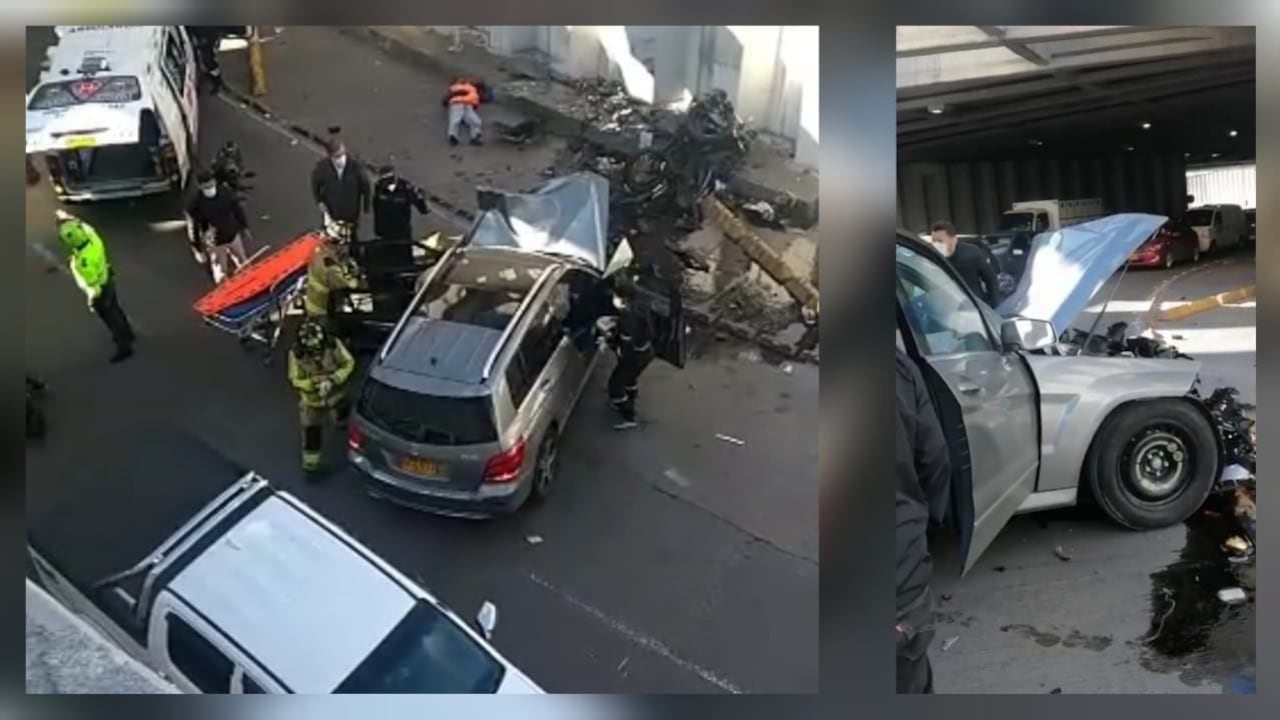 Accidente en el deprimido de la calle 94.