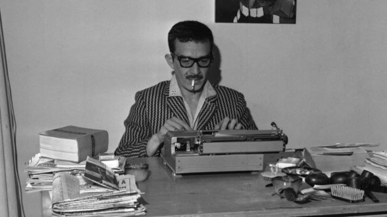 García Márquez en su casa en México, en 1962. Foto: Bettmann / Getty Image.