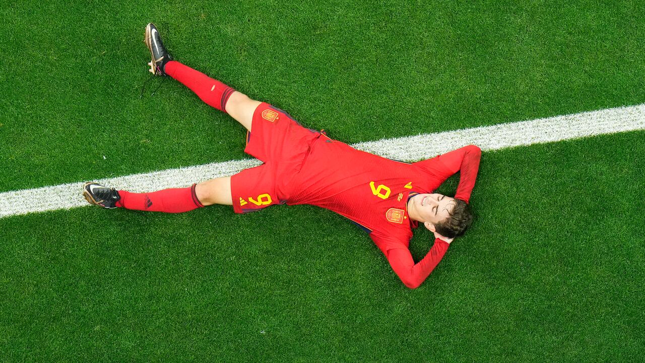 Gavi salió tocado del partido ante Alemania este domingo