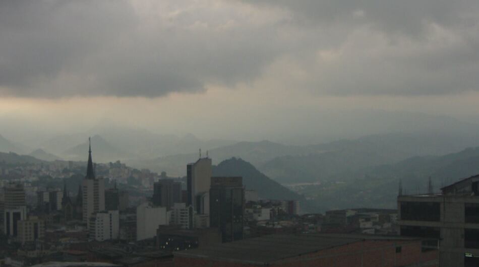 Panorámica desde la ciudad de Manizales.