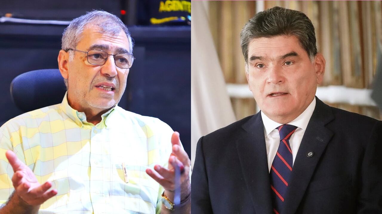 El exalcalde de Cartagena, William Dau, el procurador general, Gregorio Eljach.