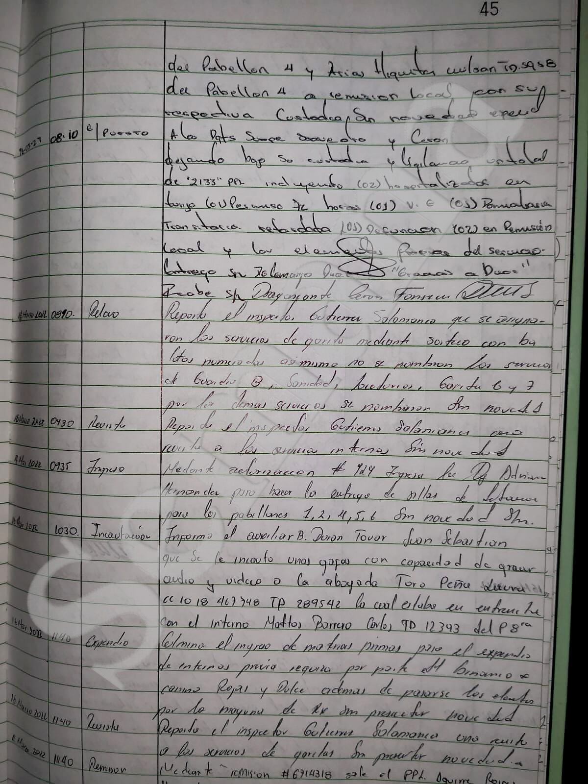 SEMANA conoció los soportes que dejó el Inpec luego de incautar unas gafas - grabadoras a los abogados de Carlos Mattos
