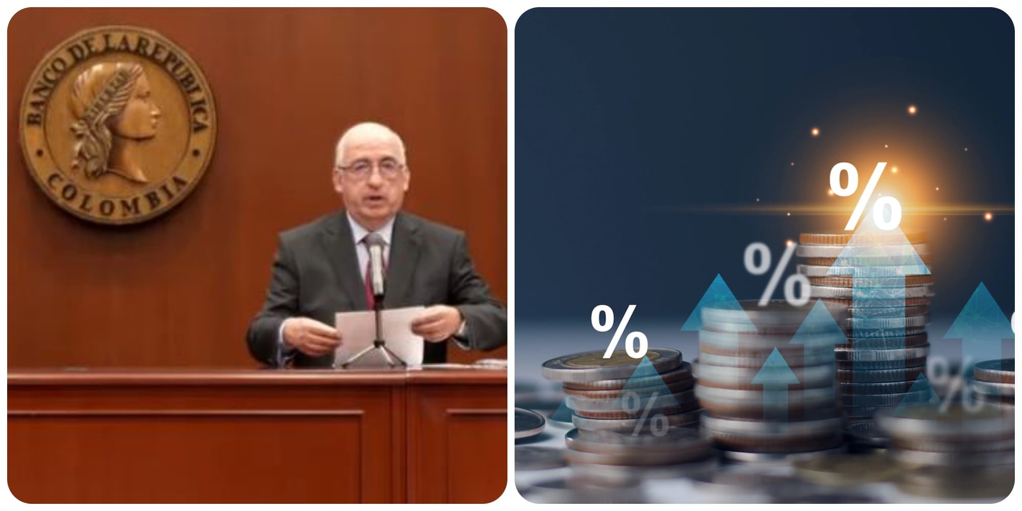 Tasas de interés para créditos.