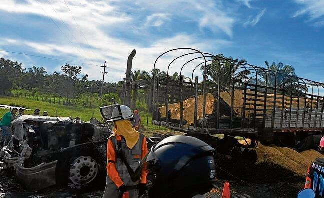 El siniestro tuvo lugar en vía La Lizama - San Alberto.