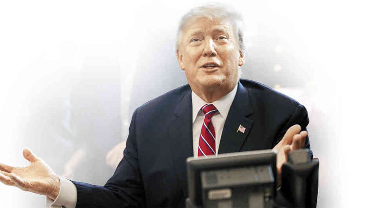 Trump criticó a la prensa por haber informado “excesivamente” sobre la investigación de Mueller y la “supuesta” interferencia rusa. Dijo que su Gobierno está “mirando de cerca” a los que hablaron de colusión.